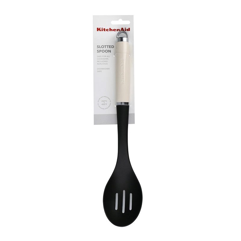 KitchenAid Culinary Tools - łyżka kuchenna z otworami CORELINE Almond Cream