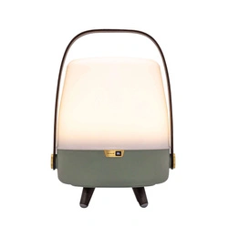 Kooduu - LITE-UP PLAY MINI Lampa przenośna z głośnikiem - Ciemnozielony