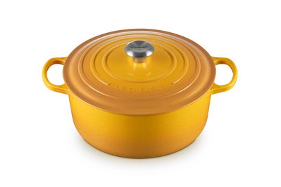 Le Creuset - garnek żeliwny emaliowany Signature 28 nectar