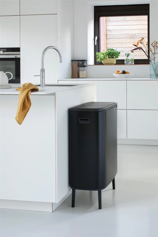 Brabantia - Kosz na śmieci Touch Bin Bo 2x30l czarny