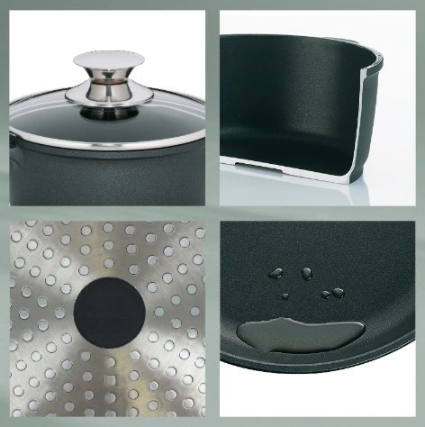 Kela - Naczynie kwadratowe 6l+pokrywa szklana Kerros