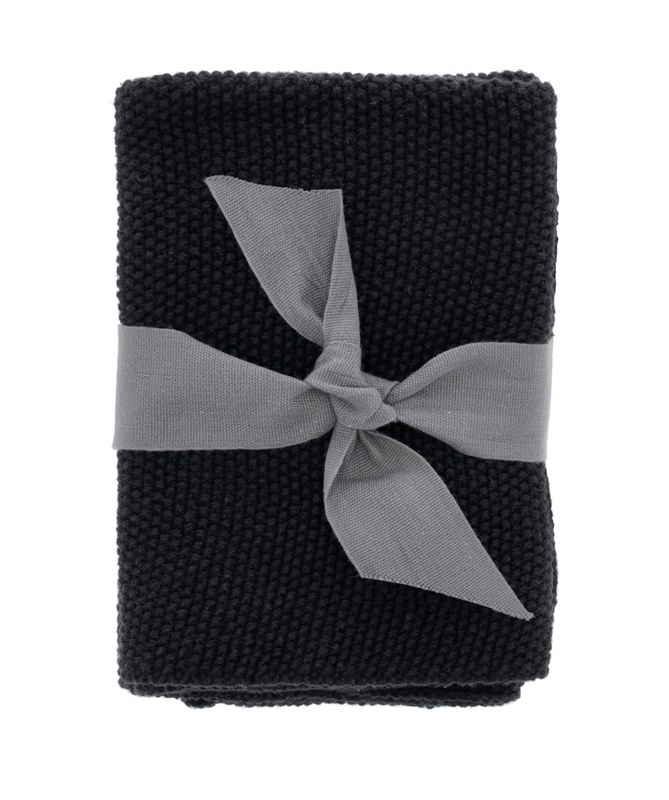 Södahl - Ręcznik kuchenny 30x30cm 3szt. Soft Black