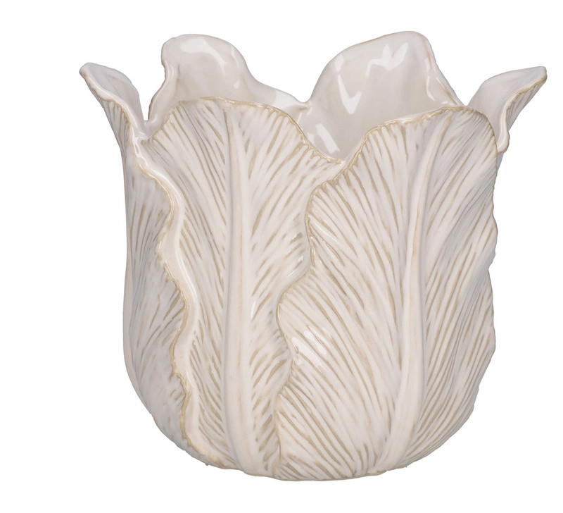 RITUALI DOMESTICI - DORDOGNA Wazon ozdobny L biały