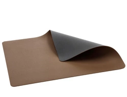 Bitz - Podkładki pod talerze 46x33cm 4szt. drewniany/tytanowy