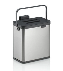 Kela - Pojemnik na odpady organiczne srebrny Plata