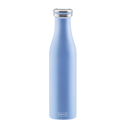 Lurch - butelka termiczna, stalowa, 0,75 l, niebieska perłowa
