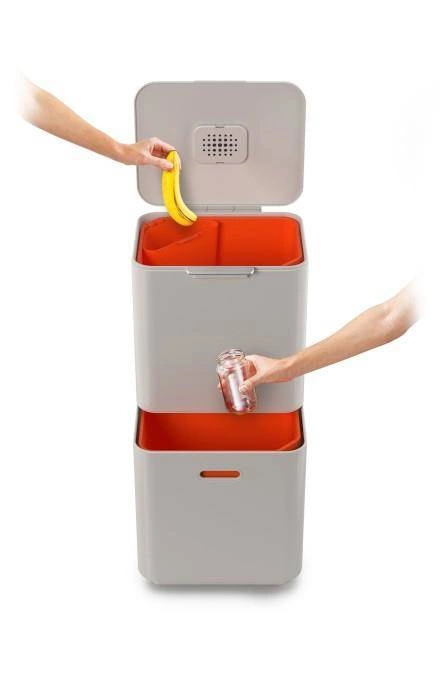 Joseph Joseph - Kosz do segregacji śmieci 60l Totem Max,stone