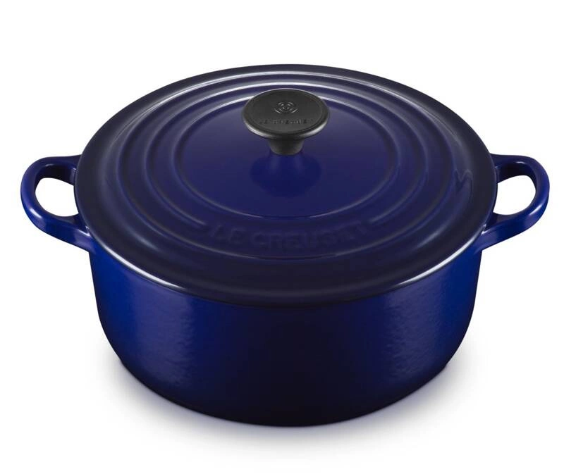 Le Creuset - garnek żeliwny emaliowany okrągły 20 cm 2,4 l Indigo