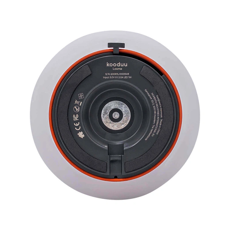 Kooduu - LOOME Lampa przenośna akumulatorowa - Pomarańczowy