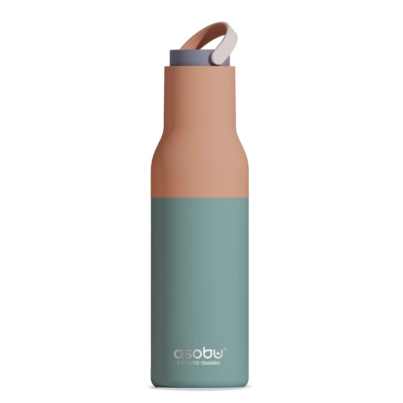 ASOBU - ASOBU butelka termiczna METRO PASTEL GREEN 650ml PURAMIC