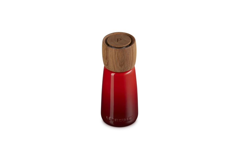 Le Creuset - młynek do pieprzu kamionka wiśniowy