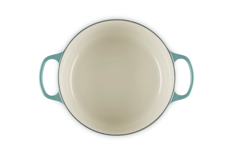 Le Creuset brytfanna żeliwna emaliowana Signature okrągła 26 cm 5,3l bleu riviera