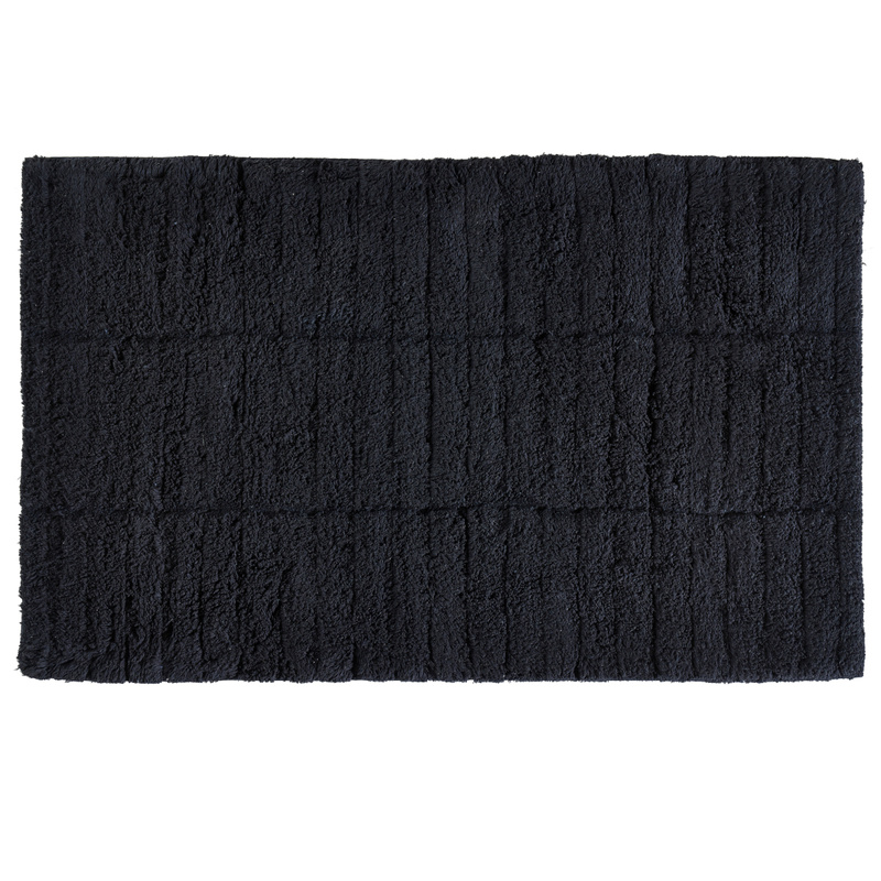 Zone Denmark - Dywanik łazienkowy 50 x 80 cm Tiles Black