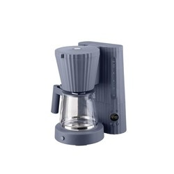 Alessi - przelewowy ekspres do kawy, szary Plisse