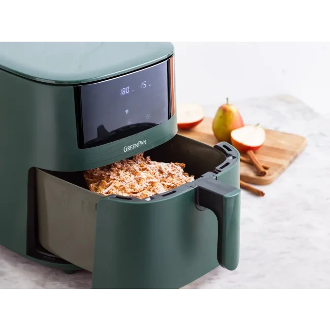 GreenPan - Frytkownica beztłuszczowa Airfryer zielona