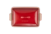 Le Creuset - Prostokątna ceramiczna forma do pieczenia 3,8 l wiśniowa