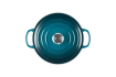 Le Creuset - garnek żeliwny Signature 20 cm 2,4 l deep teal