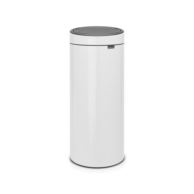 Brabantia - kosz na śmieci Touch Bin New 30l biały