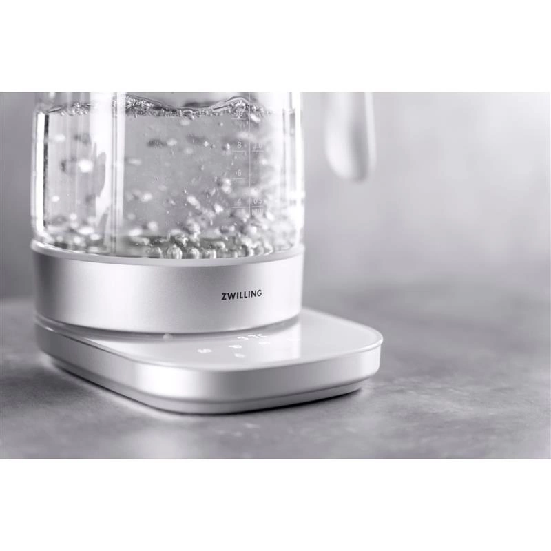 Zwilling - czajnik elektryczny z wkładem do herbaty biały Enfinigy