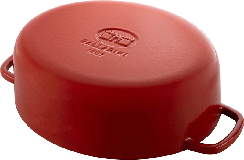 Ballarini - garnek żeliwny owalny 4.5 ltr, czerwony Bellamonte