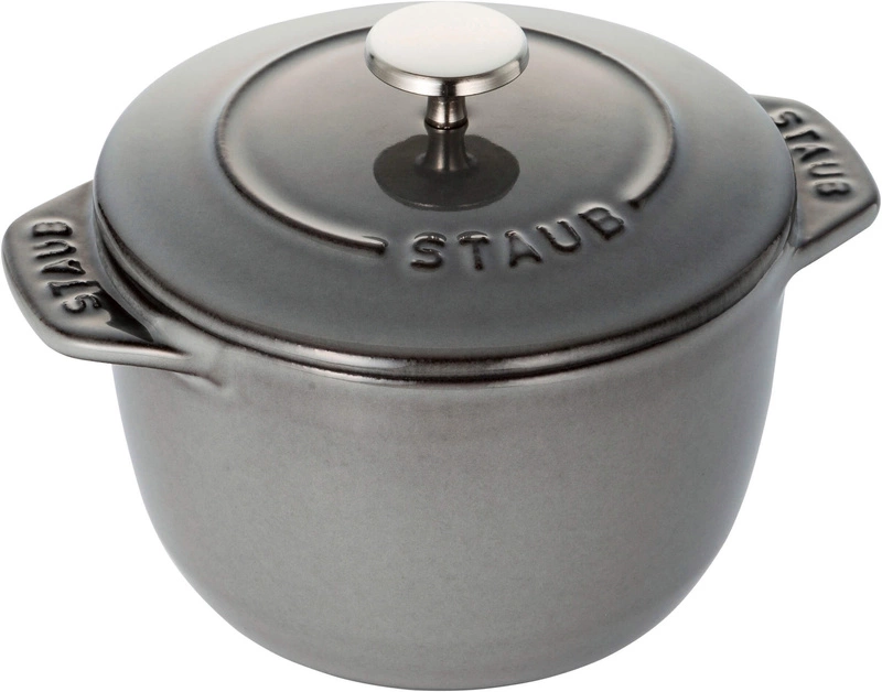 Staub -  LA COCOTTE Mały garnek okrągły 725 ml, grafitowy