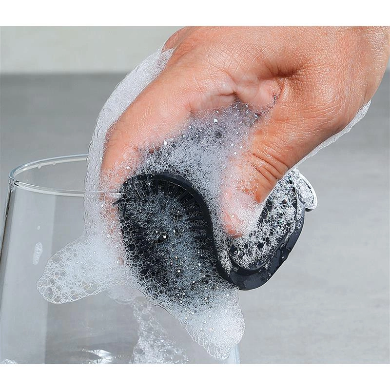 Kuchenprofi - myjka silikonowa, 13 x 8 cm, czarna Trend