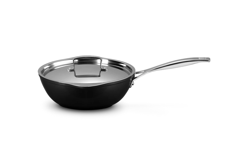 Le Creuset - TNS Głęboka Patelnia 24 cm z pokrywą