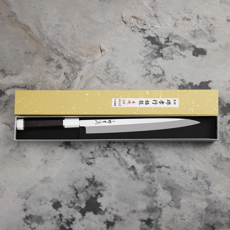 Sakai Takayuki - Ginryu Honyaki SW Nóż Yanagiba 27 cm