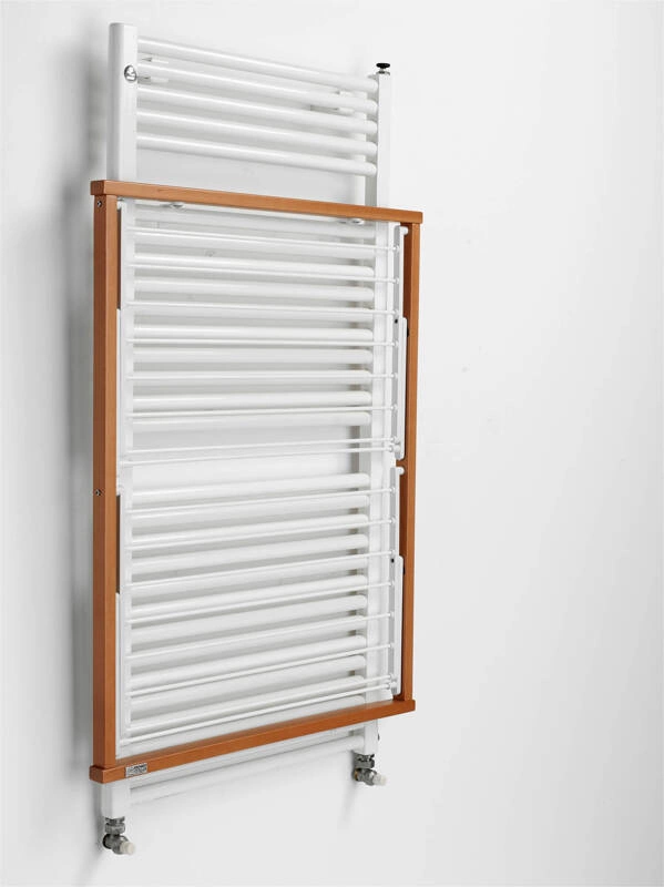 ARREDAMENTI - KLAUS Suszarka na pranie na kaloryfer - 89 x 68 cm, Brązowy