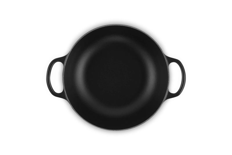 Le Creuset - garnek żeliwny do gulaszu 2,2 l 22 cm czarny