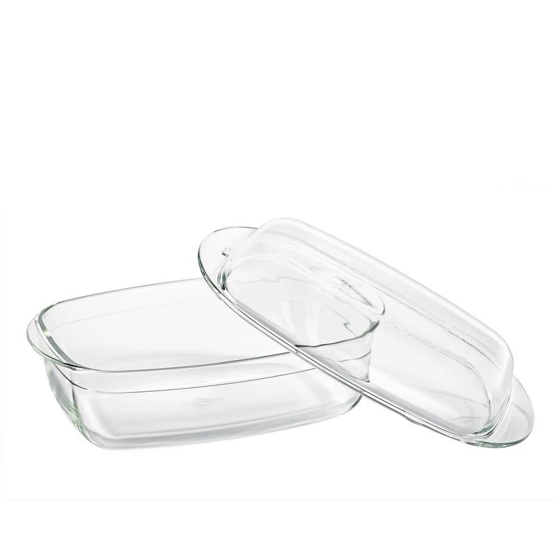 Kuchenprofi - naczynie żaroodporne z pokrywą, szkło borokrzemowe, 32,5 x 19,5 cm Elsass