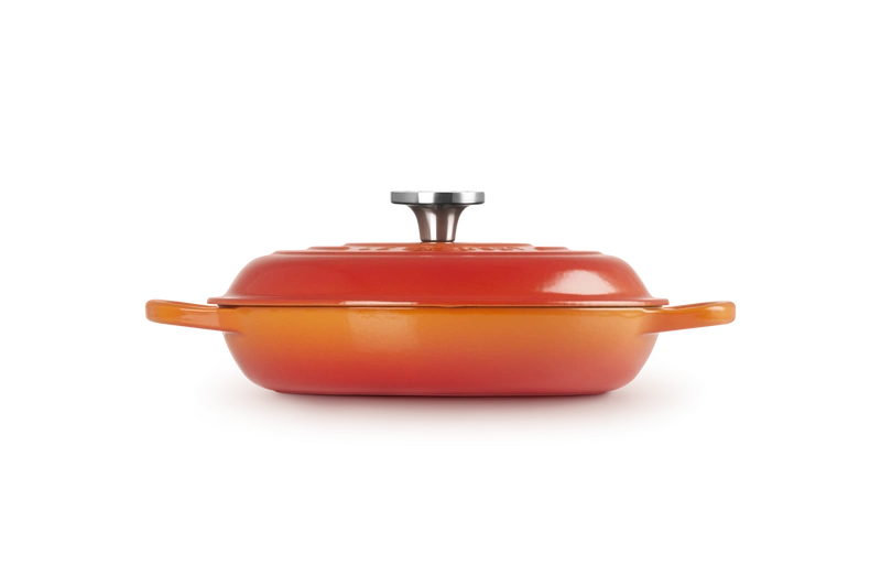 Le Creuset - garnek Gourmet Profesjonalny żeliwny 26 cm 2,2 l płomienny