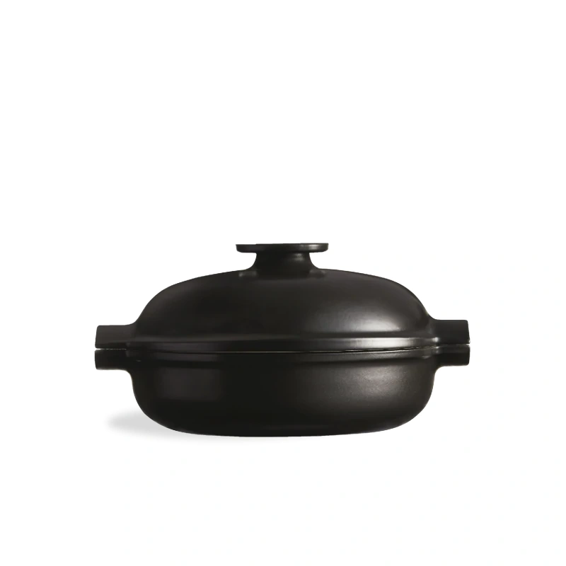 Emile Henry - Garnek ceramiczny "Delight" na indukcję 2,5L - czarny