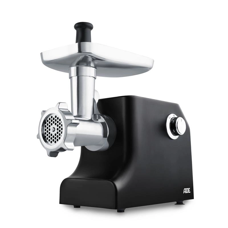 ADE - elektryczna maszynka do mięsa, 37 x 18 x 31,5 cm, aluminium, czarna