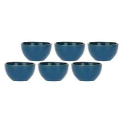 Rose&Tulipani - zestaw 6 misek na owoce 11 cm Concerto Blu Avio