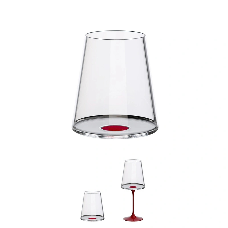 Trebonn - SplitGlass - Klieliszek do czerwonego wina czerwony 2szt