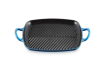 Le Creuset - patelnia żeliwna grillowa z dwoma uchwytami 30 cm Azure