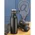 Cilio - butelka termiczna, stal nierdzewna, 0,5 l, śred. 7 x 24 cm, czarna Sportivo