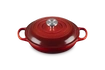 Le Creuset - garnek Gourmet Profesjonalny żeliwny 26 cm 2,2 l wiśniowy