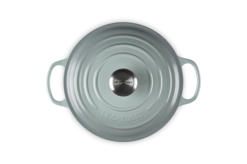 Le Creuset - garnek żeliwny Saute Signature sea salt 3,4 l 24 cm