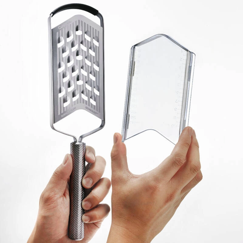 Cuisipro - Tarka strug z bardzo grubymi oczkamisrebrny, czarny