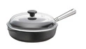 Skeppshult - PROFESSIONAL Patelnia sauté z pokrywką - 25 cm, czarny