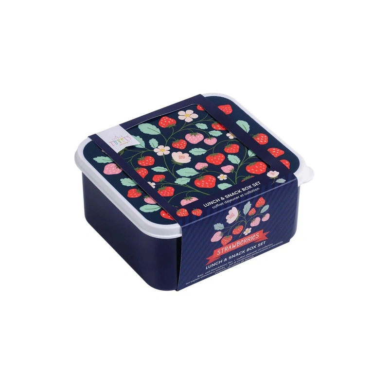 A Little Lovely Company - Lunchboxy dla dzieci STRAWBERRIES