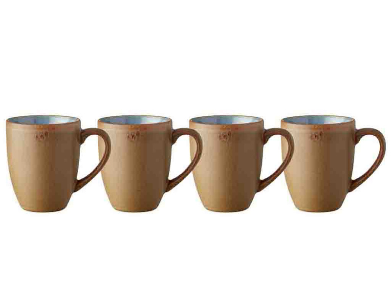 Bitz - Zestaw kubków 300ml 4szt. Wood/Ocean Stoneware