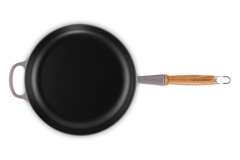 Le Creuset - patelnia żeliwna z drewnianym uchwytem 26 cm Flint