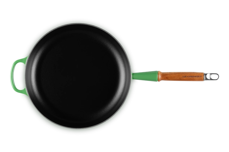 Le Creuset - patelnia żeliwna z drewnianym uchwytem 28 cm Bamboo