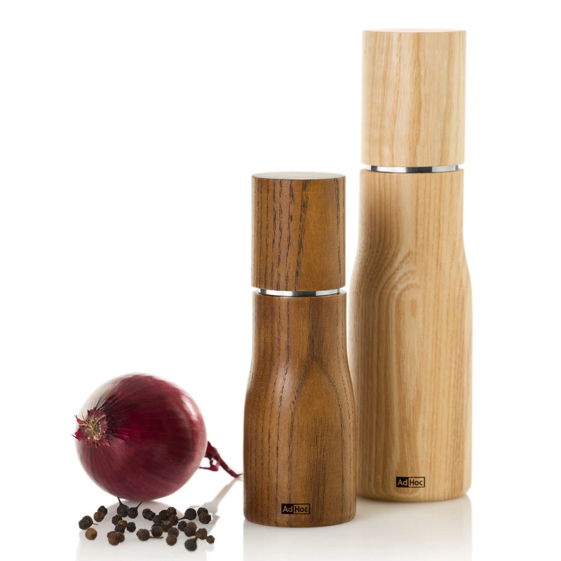 AdHoc - Młynek do pieprzu lub soli Levo S, jesion brązowy