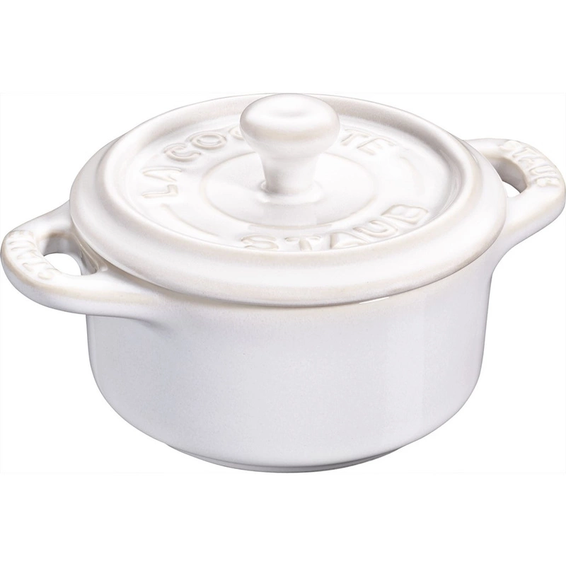 Staub - mini cocotte okrągły 200 ml, kość słoniowa