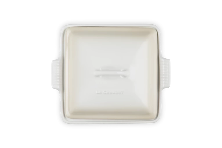 Le Creuset - Kwadratowa Forma z Pokrywką 23 cm Meringue