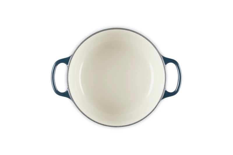 Le Creuset brytfanna żeliwna emaliowana Signature okrągła 20 cm 2,4l nuit